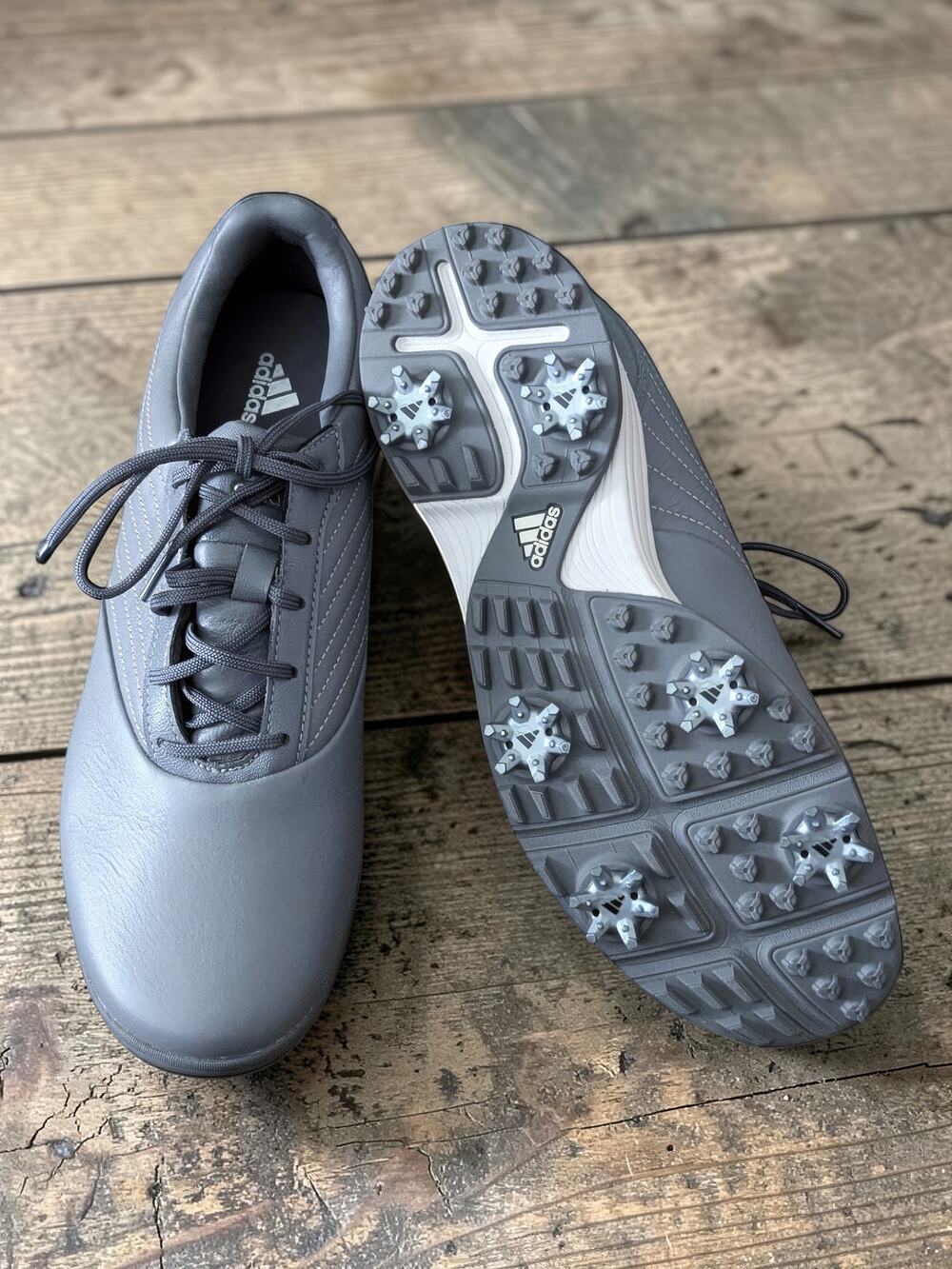 Women's New ADIDAS ADIPure Gray Golf 10 Sneakers Athletic Shoes